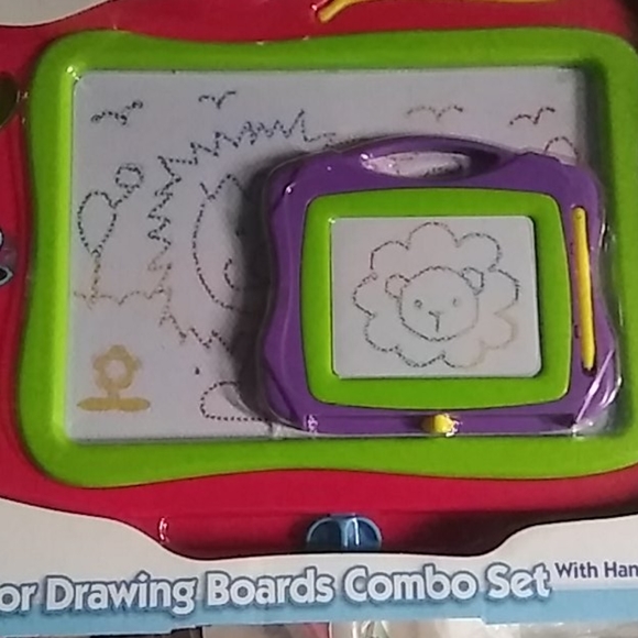 Color drawing board combo set with handles - Picture 1 of 4